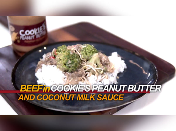 Beef in Cookie’s Peanut Butter Milk Sauce