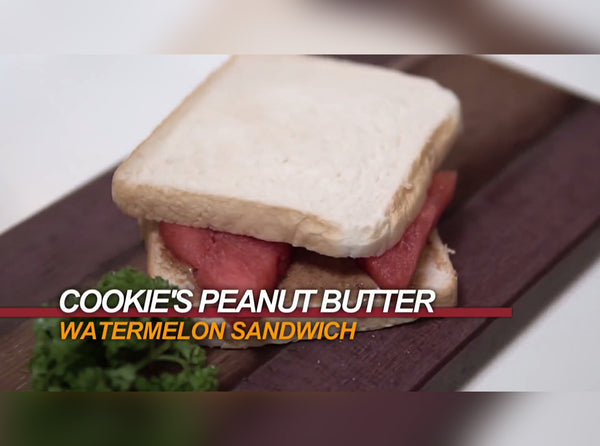 Cookie’s Peanut Butter Watermelon Sandwich